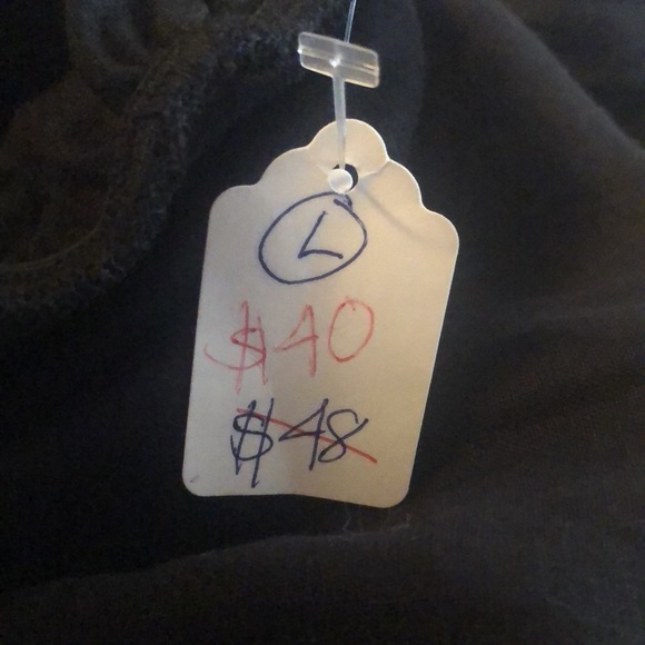 Pretty Black Long Tube Dress Size Large - Picture 7 of 8